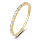 Anillo De Compromiso Simple Para Mujer Pandora Premium, Plat