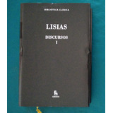 Libro Lisias Discursos I 1 Edit Gredos Biblioteca Clásica