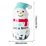 Vaso Inflable Navideño Con Forma De Muñeco De Nieve, Decorac