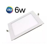 Panel Led De Embutir Cuadrado 6w  12 Cm 220v Calido- Frio !!