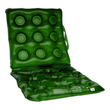 Almofada Gel Quadrada Caixa De Ovo Com Encosto Artflex Verde