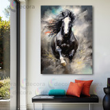 Cuadro Caballos Decoracion Artistica Elegante 60x40 Anim18