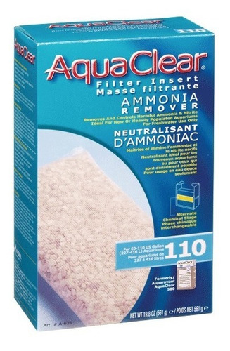 Anti Amoniaco Filtro Cascada Aquaclear 110 Acuarios 416lts 110v