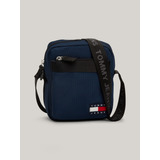 Bolso Reporter Essential Con Logo Azul Tommy Hilfiger