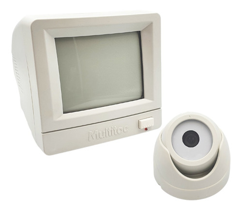 Kit Vigilância Multitoc Branco Monitor 6 Polegadas + Câmera