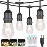 2-pack 3-color Pulgadas 1 Outdoor Led String Lights With Rem