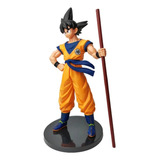 Figura De Acción Gokú Dragon Ball Z Con El Báculo Sagrado