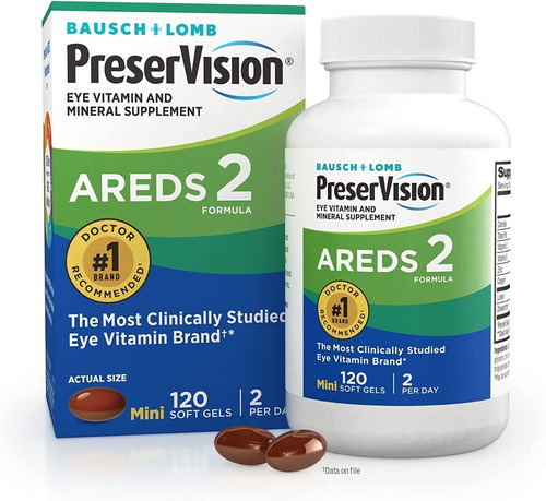 Preservision | Areds 2 | Ojo Vitamin & Mineral | 120 Softgel