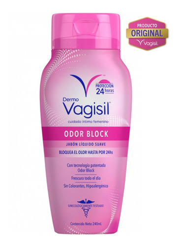 Jabón Líquido Dermo Vagisil Odor Block 240ml