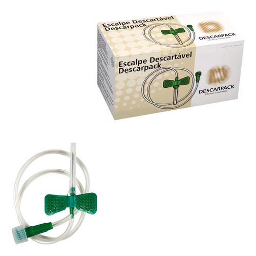 Scalp Dispositivo Infusão Intravenosa 21g C/100 Descarpack