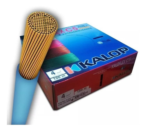 Cable Unipolar Kalop Normalizado 4mm C5 X2 Rollos Colores