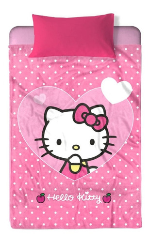 Cobija Providencia Hello Kitty Color Rosa Con Diseño Hello Kitty