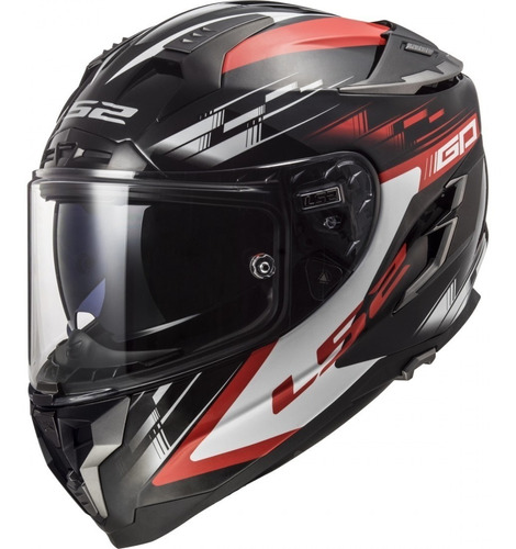 Casco Ls2 327 Challenger Gp Ruta Alta Gama Doble Visor - M D