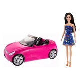 Combo Barbie Auto Con Muñeca Original Miniplay Mattel Lelab