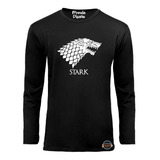 Polera Manga Larga Para Hombre Game Of Thrones Stark House