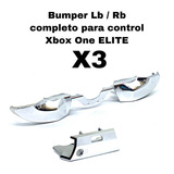 3x Botón Bumper Rb Lb Mas Soporte Control Xbox One Elite