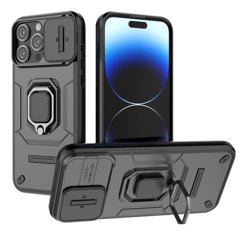 Para Iphone15promax Magnetic Push Window Anti-shock Case