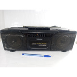 Rádio Com Toca-fitas Toshiba Rtsf-8025 Com Defeito