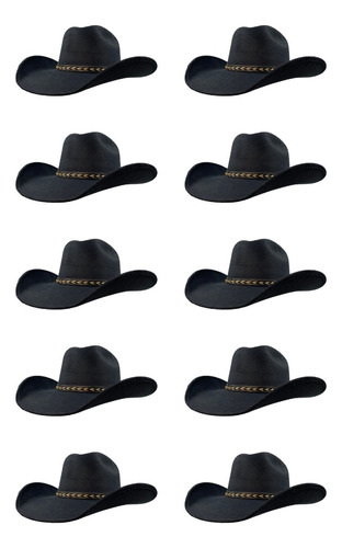 Sombrero Vaquero Texana Horma Elegante Unisex Mayoreo (50pz)