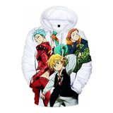 Sudadera Anime Los Siete Pecados Mortales Pecados, Meliodas