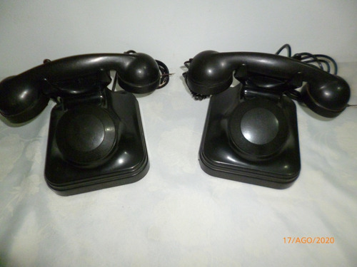 Antiguo Telefono Interno De Baquelita
