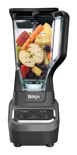 Licuadora Ninja Professional Blender 1000 2.1 L Negra Y Plat