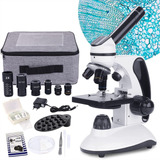 40-2000x Compuesto De Laboratorio Digital Led Microscopio