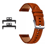 Conector Y Correa Piel Luxury Costuras Para Redmi Watch 3