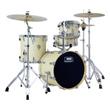 Bateria Acústica D One Rocket Dr18 Wss White Satin Bumbo 18