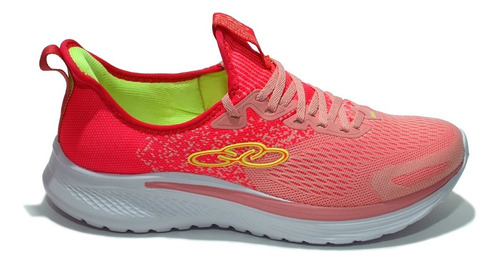 Zapatillas Olympikus Modelo Training Brv - Coral Con Salmón