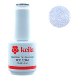 Esmalte Semipermanente Topcoat Glitter Para Uñas #3 Keila Color Glitter #3