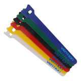 Cinchos Plastico Velcro Vention Sujeta Cables 6 Pzas Colores