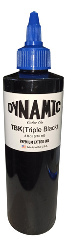 Tinta Para Tatuar Dynamic Ink 8oz. Triple Black (tbk)