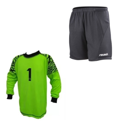 Conjunto Arquero Niño! Buzo Arquero + Bermuda Protecc Reusch