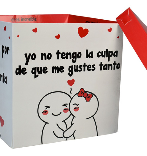 60 Cajas De Regalo Mayoreo Cubos Decorados Amor Encantador