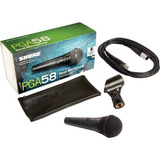 Microfono Shure Pga58 Xlr Con Cable Canon Garantia 