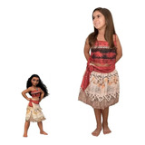 Disfraz Para Niñas Princesa Moana Disney Licencia Original