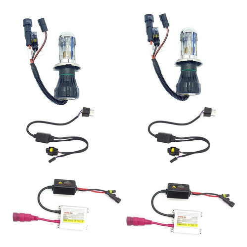 Kit De Bixenon H4 - (6000k-8000k) Hid Bi Xenon Oferta!!!!