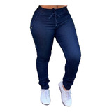 Calça Jeans Feminina Jogger/cintura Alta/elastano/promoção 