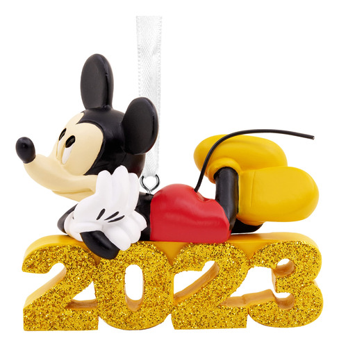 Adorno Navideño Hallmark Disney Mickey Mouse 2023 11 Cm