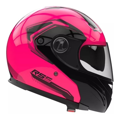 Casco Para Moto Modular Hawk Rs5 Vector  Magenta Mate Talle Xl 