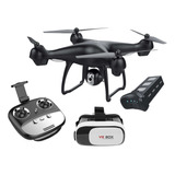 Drone Profesional Sjrc S70w 1080p Gps + Vr Box