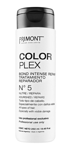 Primont Tratamiento Reparador Nº5 X250ml Color Plex