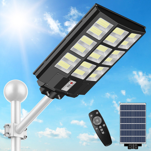 Lamparas Led Focos Solars Exterior Suburbanas Con 864 Focos