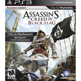 Playstation 3 Jogo  Assassin's Creed Iv Black Flag (cd)