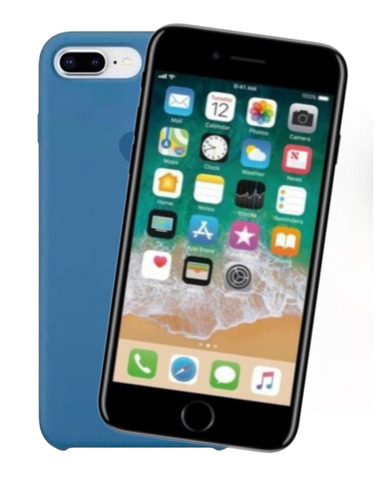 Funda Silicone Case Para iPhone 7 Plus 8 Plus 