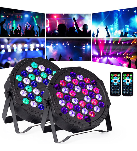 Luces De Escenario De 36 Luces Led Dj Par, Luces De Fie...