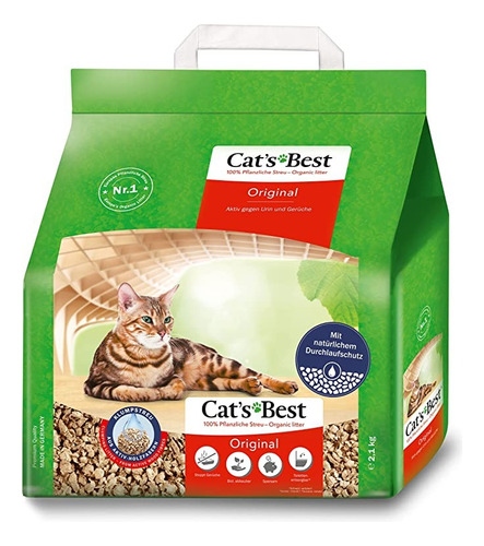 Cat's Best  Arena Aglutinante Biodegradable Para Gato 2.1 Kg