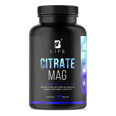 Citrato De Magnesio 240 Cápsulas B Life Citrate Mag | MercadoLibre