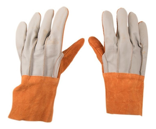 Guantes De Carnaza Largo Uso Rudo P/ Soldar Akron